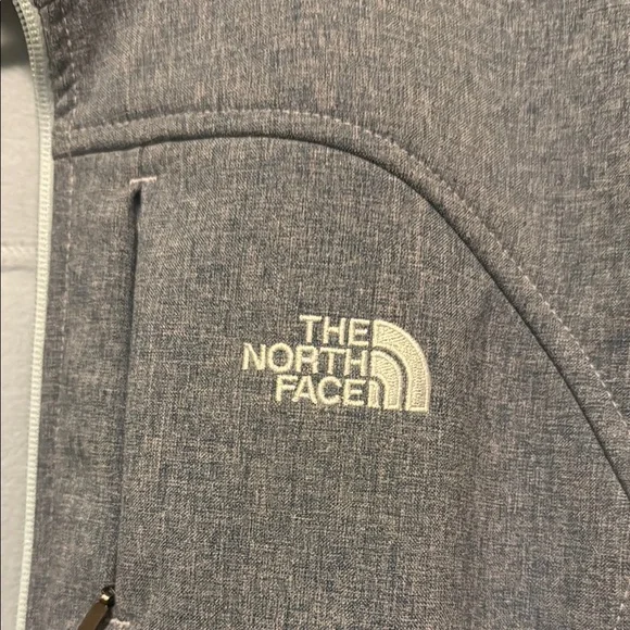 The North Face Gray Softshell Jacket - Picture 2 of 4